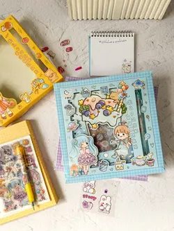 دفتر استیکری همراه کاتر کلیکی