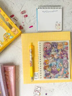 دفتر استیکری همراه کاتر کلیکی