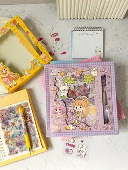 دفتر استیکری همراه کاتر کلیکی