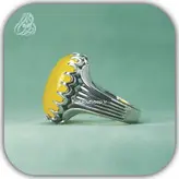 انگشتر شرف الشمس مردانه 811 (آماده حکاکی ذکر شرف الشمس)