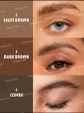 مداد ابرو دوطرفه ظریف شیگلم مدل fill shape رنگ Dark BrownSheglam fill shape Eyebrow Pencil Dark Brown