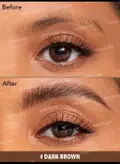 مداد ابرو دوطرفه ظریف شیگلم مدل fill shape رنگ Dark BrownSheglam fill shape Eyebrow Pencil Dark Brown