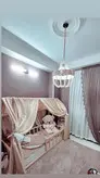 تخت خواب کودک و نوجوان مونته سوری چوبی روستیک دکور مدل خانه