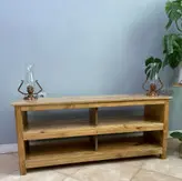 میز تلویزیون چوبی روستیک دکور مدل zc300