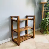 جاکفشی چوبی روستیک دکور مدل NK100