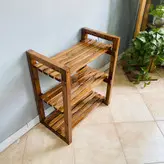جاکفشی چوبی روستیک دکور مدل NK100