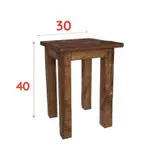 چهارپایه چوبی روستیک دکور مدل W15224