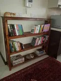 کتابخانه چوبی روستیک دکور مدل Bo910
