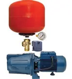 پمپ اب 1 اسب جتی پنتاکس مدل 00/CAM100 (به همراه منبع تحت فشار و اتوماتیک و پنج راهی برنجی و گیج فشار)