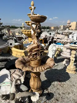 آبنما مدل فوق جدید دوطبقه مجسمه دار