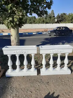 نرده گلدانی ابعاد ۱۱۰در۹۰