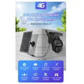 دوربین خورشیدی مداربسته تحت شبکه سیم کارتی 4G LTE هونک Honec مدل HN-S558-4G-BLK