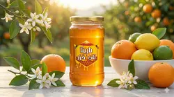 عسل بهار نارنج بدون موم 500گرمی