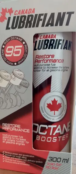 مکمل اکتان سوخت لوبریفنت کانادا ساخت ایران تحت لیسانس لوبریفنت کانادا