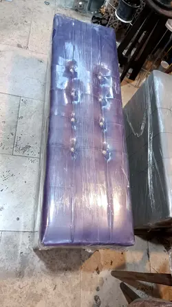 نیمکت آفیس 3نفره چرمی