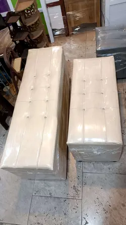 نیمکت آفیس 3نفره چرمی