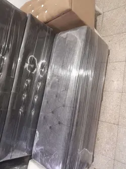 نیمکت آفیس 3نفره چرمی