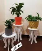 پایه گلدان،پایه ی گلدان سه عددی ،پایه ی گلدان پی وی سی