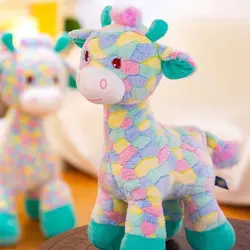 عروسک زرافه رنگارنگ اورجینال 40 سانت عالی،عروسک زرافه از سایز ۲۵_۴۵،زرافه رنگارنگ،عروسک زرافه اورجینال،عروسک زرافه پولیشی درجه یک،زرافه چهل تیکه،زرافه رنگی،اسباب بازی پولیشی زرافه