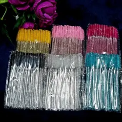 برس مژه و ابرو اکلیلی (بسته 50 عددی)