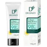 کرم ضد آفتاب دکتر دیوی حاوی کلاژن SPF 90 حجم 100 میل
