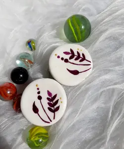 گوشواره دست ساز پلیمری