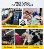 مینی اسیلوسکوپ پرتابل و دیجیتال ، با نمایشگر تمام رنگی و دارای کلید auto/نمونه بسیار با کیفیت /یک اسیلوسکوپ همراه شارژی با نمایش پارامتر های کامل (نمونه اورجینال و با کیفیت بسیار بالا)