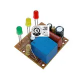 برد ماژول محافظ برق لوازم صوتی-تصویری و یخچال کوچک،سه ال ای دی(مناسب تعمیر و ساختن محافظ برق)