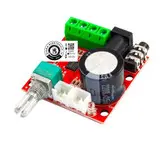 ماژول آمپلی فایر استریو ولوم دار / سایز کوچک و با کیفیت کلاس D دیجیتال / برد مشکی/جریان مصرف بسیار پایین مناسب برای ساختن اسپیکر پرتابل/برد قرمز یا مشکی