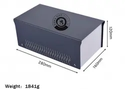 جعبه (باکس) تمام فلزی با رنگ کوره ای الکترو استاتیک(بسیار باکیفیت و مقاوم) /مناسب پروژه های الکترونیک مانند،منبع تغذیه،مبدل برق و اینورتر، آمپلی فایر ، سوییچینگ ، منبع تغذیه آزمایشگاهی