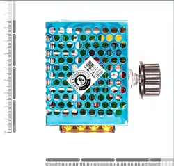 ماژول دیمر قدرت ۴۰۰۰ وات (چهار کیلو وات)/مناسب کنترل میزان نور روشنایی لامپ های رشته ای و کنترل دور موتور انواع دریل ،کنترل دور فرز،سشوار صنعتی،کنترل دور اره برقی و…