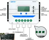 شارژ کنترلر خورشیدی 60 آمپر EPever/مدل اورجینال ای پی