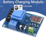ماژول کنترل شارژ باتری ups و اتومبیل ،دیجیتال و قابل تنظیم دقیق ولتاژ شارژ بیشینه و کمینه