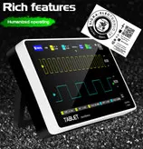 اسیلوسکوپ همراه دیجیتال دو کاناله + فانگشن ژنراتور /اسیلوسکوپ پرتابل دو کاناله شارژی / مناسب تعمیرکاران اینورتر و ایسیو اتومبیل /۳.۲ اینچی واید با کیفیت