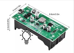ماژول یو پی اس ۱۲ ولت مناسب دوربین و مودم و کارت خوان ۱۲ ولت مدل BAT2-12v/همراه جاباتری دوتایی لیتیومی ۱۸۶۵۰ نمونه با کیفیت/ دارای شارژر باتری با ورودی شارژر type-c و یو پی اس (UPS) با خروجی 12 ولت – تغذیه بدون وقفه با پورت شارژ type-c مناسب دوربین و مودم ۱۲ ولت