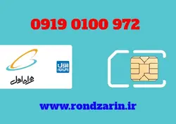 سیم کارت همراه اول 972 0100 0919