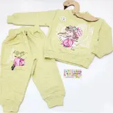 بلوز شلوار دخترانه طرح دختران موتور سوار