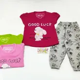 نام کالا: تیشرت شلوارک~طرح‌خرگوش سرشانه چین دار