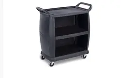 ترالی رستورانی حمل غذا ۳ طرف بسته مدل آمریکایی