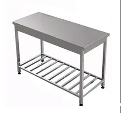 میزکار استیل در ابعاد 90*65*100 با ضخامت 0.7