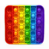 فیجت پاپ ایت طرح رنگین کمان مدل مربع