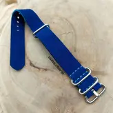 بند ناتو چرم طبیعی گاوی بند ساعت اسپورت چرمی دستدوز