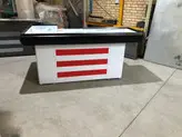 میز دریافت فروشگاهی ساده مدل ال