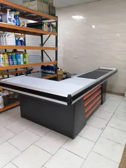میز دریافت فروشگاهی نوار نقاله دار