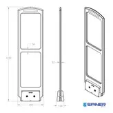 گیت فروشگاهی سه آنتن سورنا