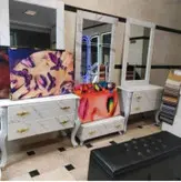 آیینه کنسول سه تیکه آرایشگاهی