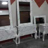 آیینه کنسول سه تیکه آرایشگاهی
