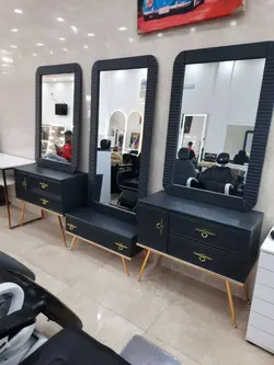 دکور آرایشگاهی آیینه کنسول سه تیکه