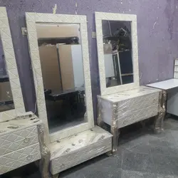 آیینه دکور سه تیکه آرایشگاهی
