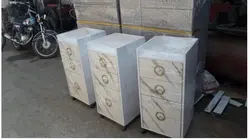 ترولی چوبی دو کشو یک درب